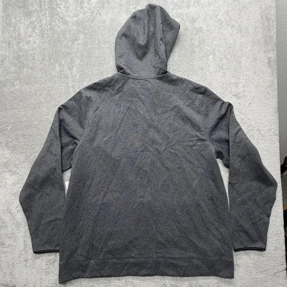 Old Navy Active Dynamic Fleece Jacket Mens 3XL Gray Hooded Full Zip Stretch - Picture 6 of 6